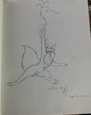 Vintage/Original Convention Sketch Art-furry