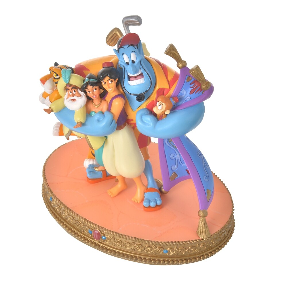 Disney Store Japan Aladdin Figure Story Collection Figure Genie Jasmine  Rajah