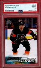 2022-23 UPPER DECK NOAH CATES ROOKIE YOUNG GUNS #249 PSA 9 MINT RC YG UD