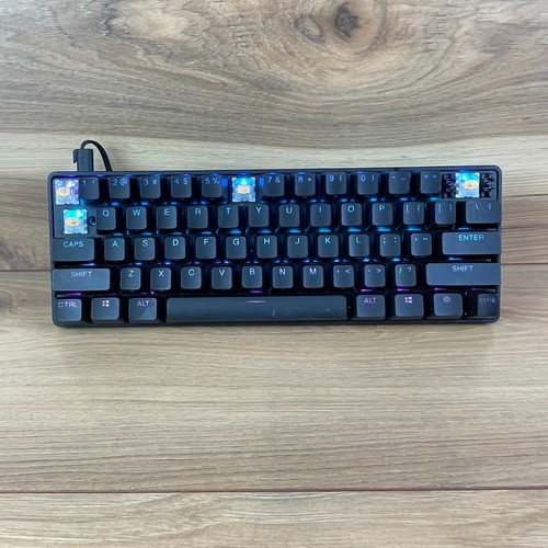 SteelSeries Apex 9 Mini KB-00022 RGB Lighting Optical Gaming Keyboard Tested - Picture 1 of 5