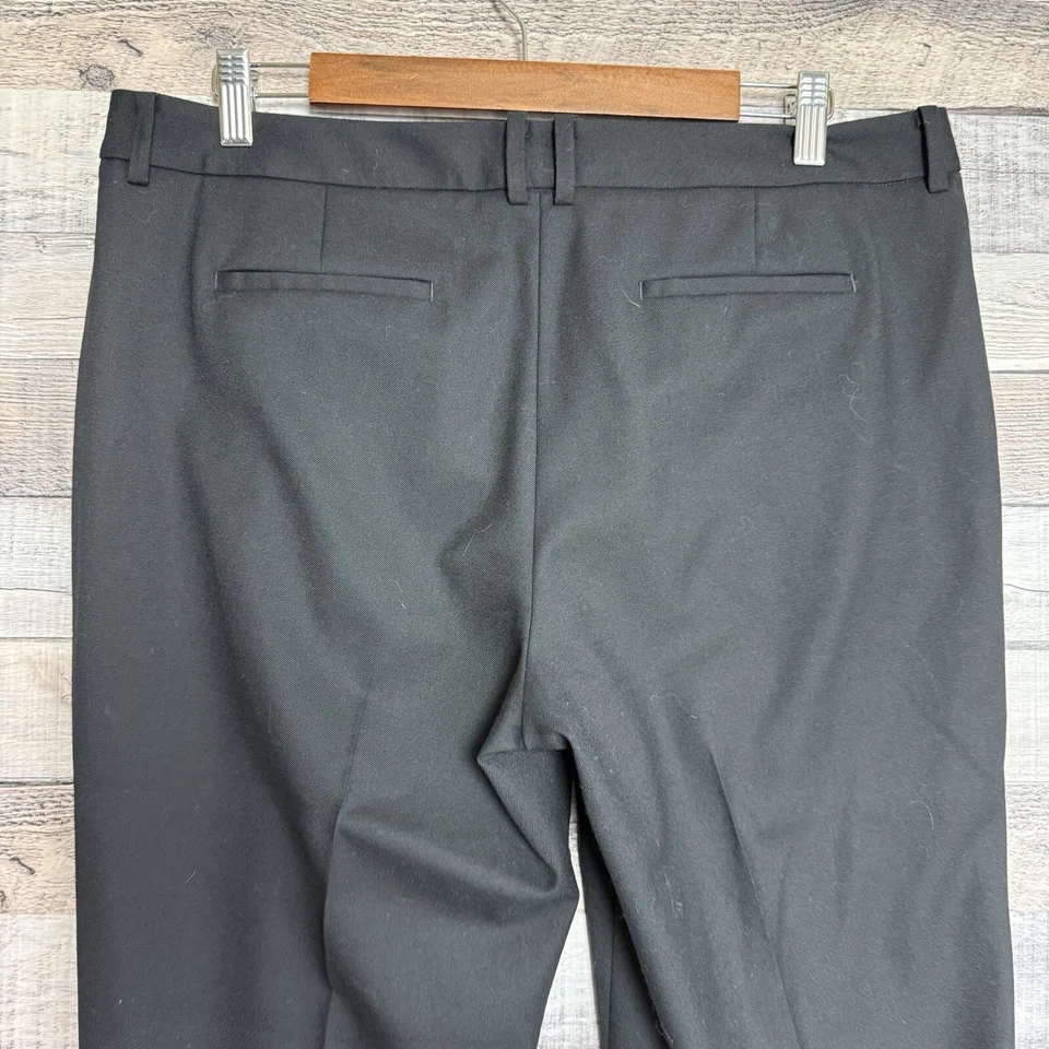 Pantalones Brooks Brothers Rojo Polar Mezcla Lana Negro Esmoquin Pierna Recta 12 Foto 4 de 4