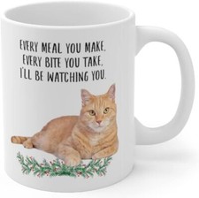 Lovesout Funny Tabby Cat Orange Gifts For Women Mother's Day 2025 Every Meal You