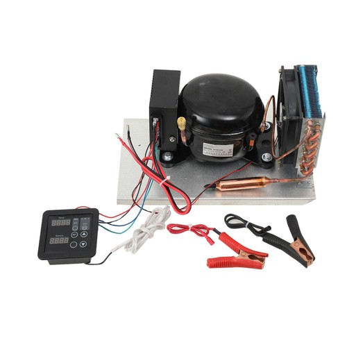 Compressore aria refrigerazione auto 12V 24V DC frigorifero congelatore solare marino BD25HC - Foto 2 di 11