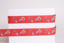 UNIVERSITY OF UTAH UTES 7/8" GROSGRAIN RIBBON 1,3,5,10 YARDS SHIP FROM USA