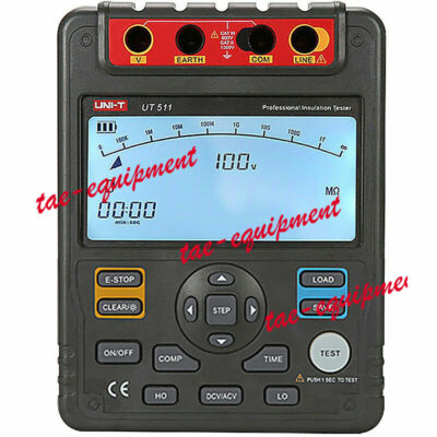 Neues digitales Isolationswiderstandsprüfgerät UNG-T UT513 Megger 1000G ML