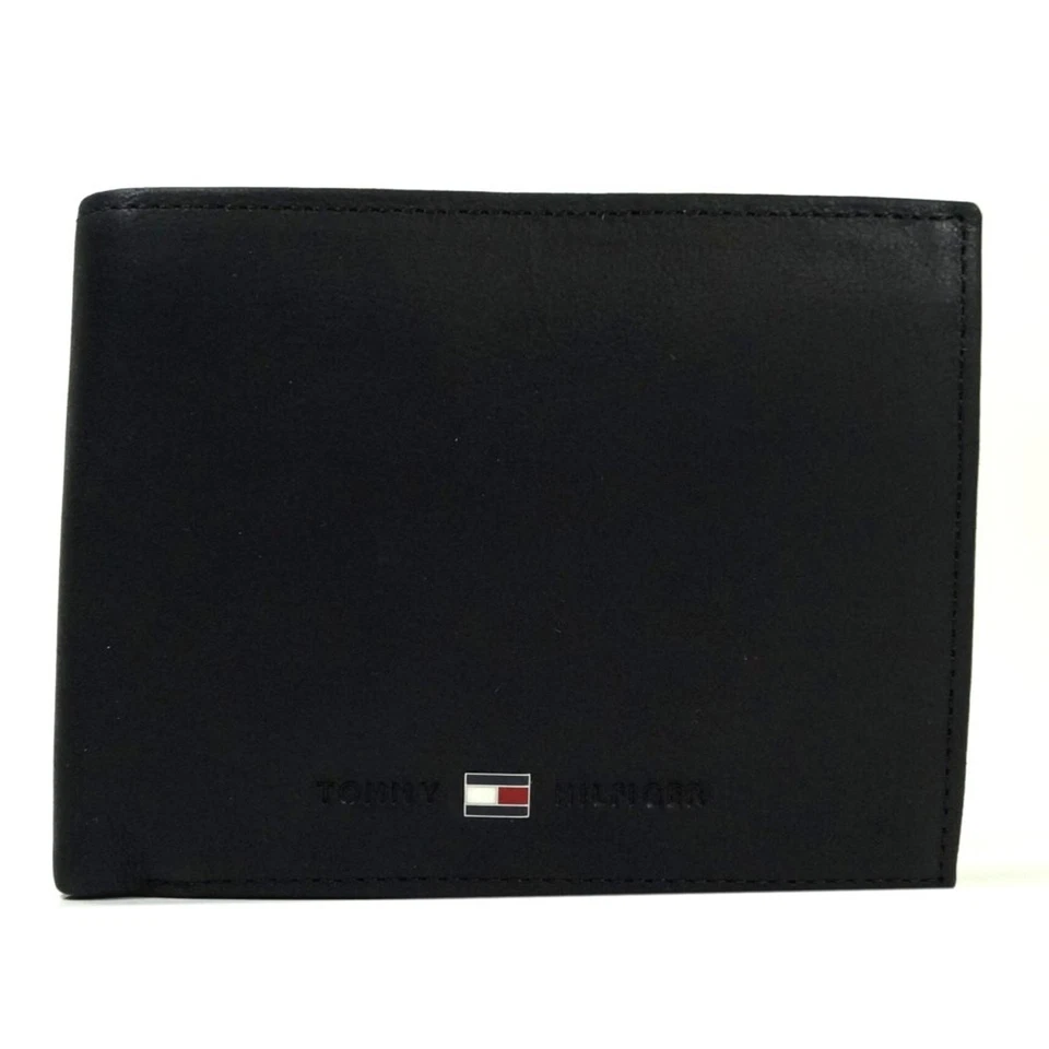 Tommy Hilfiger Geldbörse JOHNSON Schwarz Herren Geldbeutel Geldtasche AM0AM00659 - Bild 1 von 3