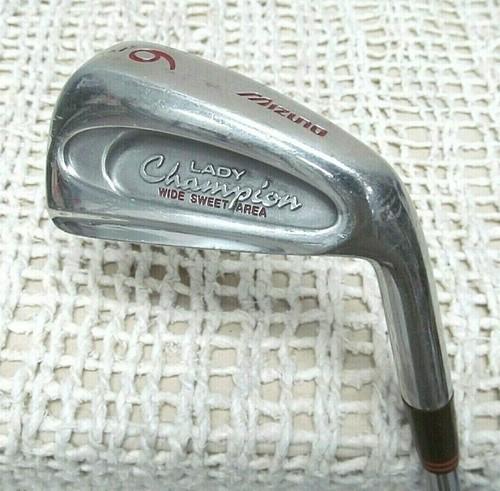 Mizuno LADY CHAMPION Wide Sweet Area 6 Iron 35.5" RH ~ Ladies Flex Steel Shaft  - Picture 1 of 10