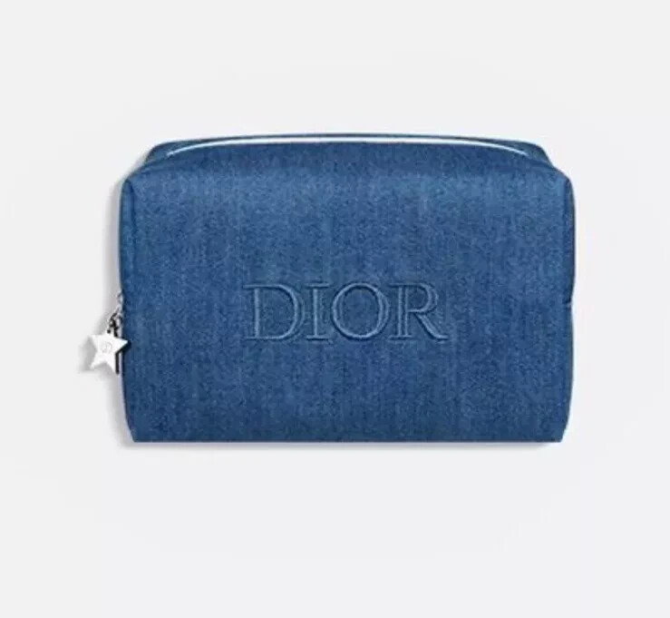DIOR❤︎デニムポーチ＆コスメセット Dior最新ノベルティはピンクの巾着ポーチとデニムポーチ