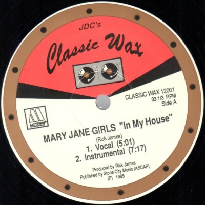 Mary Jane Girls / Rick James   In My House / Superfreak 12'' US Release Maxi 1998