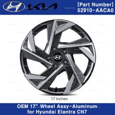 OEM 52910AACA0 17" WHEEL ASSY-ALUMINUM 1p for Hyundai Elantra CN7 2021-2024