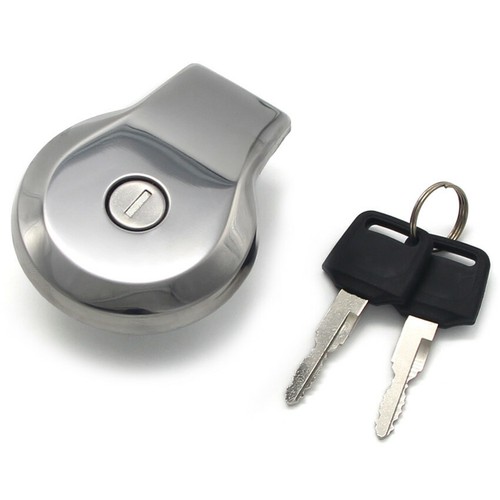 Fuel Gas Tank Cap Cover Keys for Yamaha SR250G XJ550 XV920K XV250 Virago XS400 - Picture 5 of 7