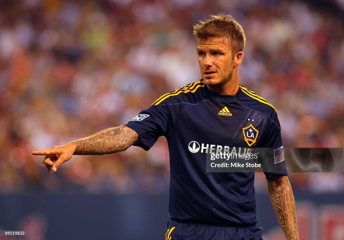 【Adidas】 LA.Galaxy 23 Beckham GameShirt DAVID BECKHAM #23 • LA Galaxy • Player Issue / Match Worn