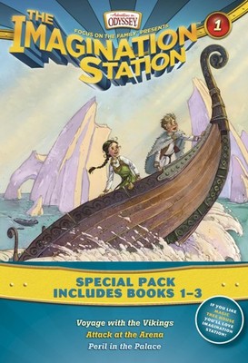 Imagination Station Books 3-Pack: Voyage with the Vikings / Attack at the Arena