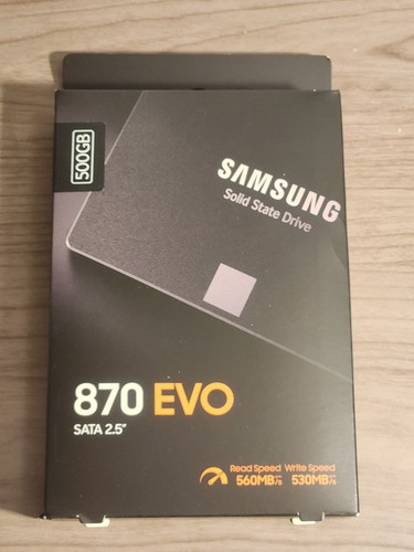 SSD interne Samsung 870 EVO 500 Go 2,5" SATA III (MZ-77E500B/AM)