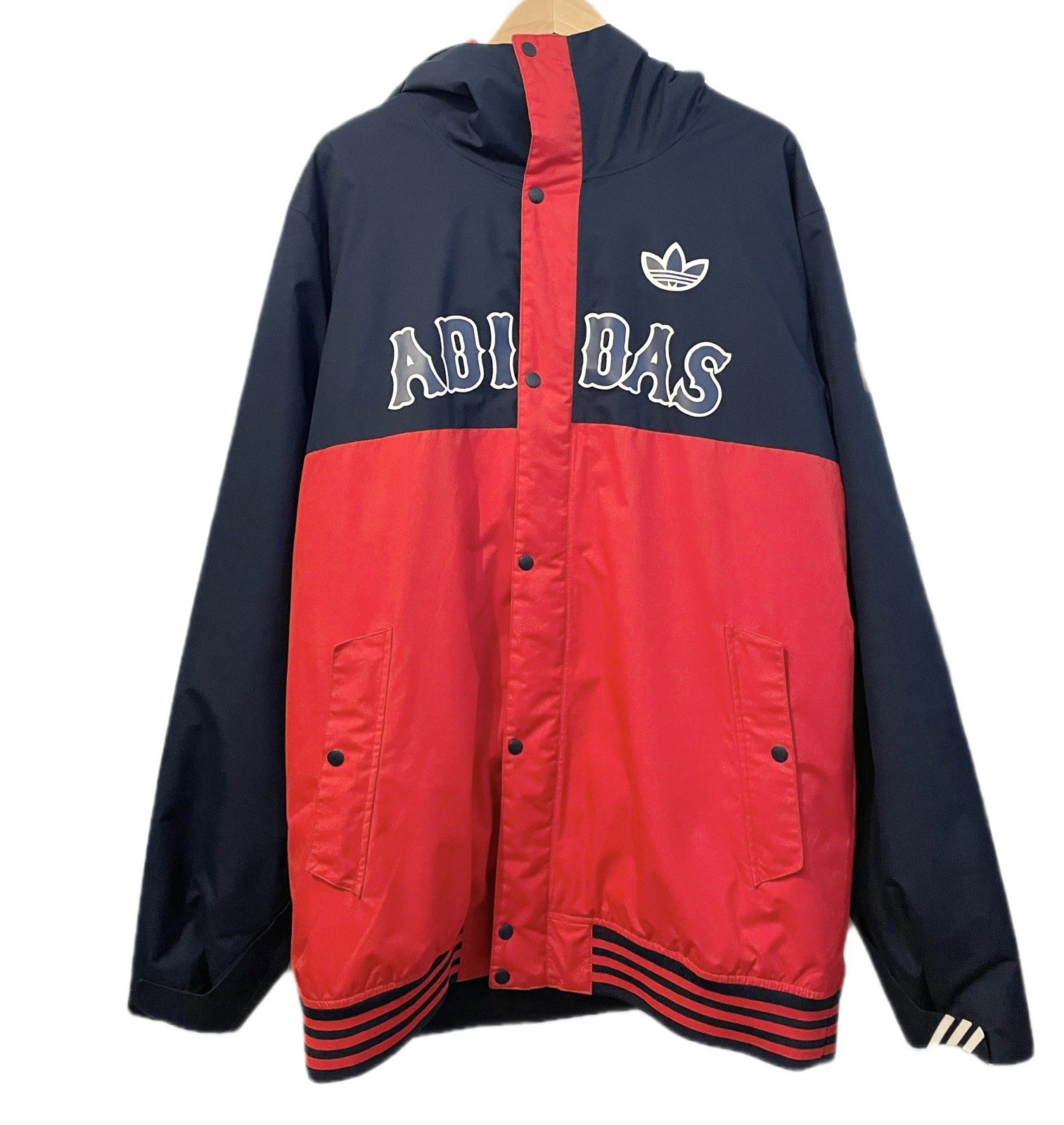 Adidas Ski Snowboard Snow Jacket Rare XL Navy And Red