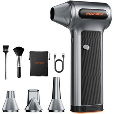 Cordless Compressed Air Duster with Removable Battery 3 Speed Adjustable Mini