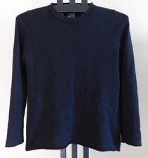 J.Crew Ladies Black 100 Cashmere Pullover Sweater Women  s Size S/M