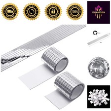 1200 Piece Self-Adhesive Mini Glass Tiles - 5x5mm for Art Projects