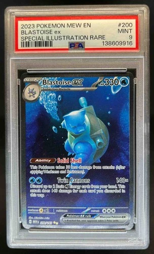2023 Pokemon SV 151 Blastoise ex #200/165 PSA 9