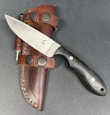 Rare CFK iPak D2 Steel Custom Hand Made Hunting Survival Fixed Blade Knife