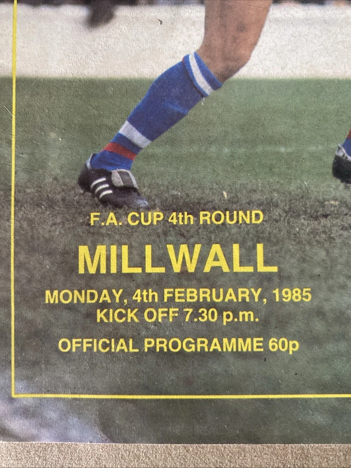 CHELSEA V MILLWALL 1984-85 FA CUP PROGRAMME - Image 2 of 4