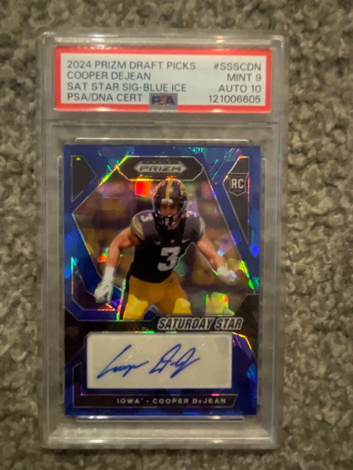 2024 Panini Prizm Draft Picks - Saturday Star Signatures Cooper DeJean #SSS-CDN 