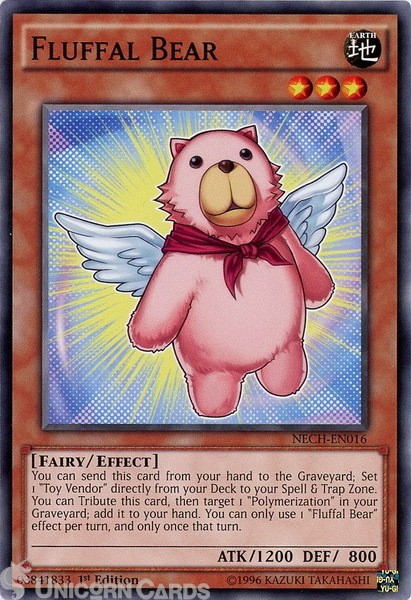 NECH-EN016 Fluffal Bear Common 1st Edition Mint Yu-Gi-Oh! Card
