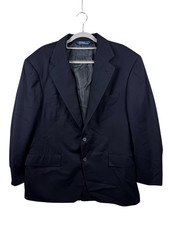 VTG Polo Ralph Lauren Jacket Navy Blue Blazer Men's Sz 40 USA Wool Sport Coat