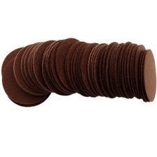 2 Inch Brown 58pc Stiff Felt Circles