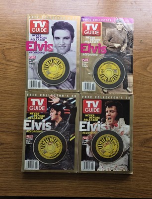 *MAKE ME AN OFFER*                      ELVIS-TV GUIDE WITH COLLECTORS CD.