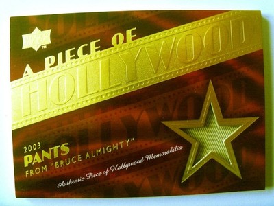 JIM CAREY 2008 Upper Deck Memorabilia Material Relic #HM-18