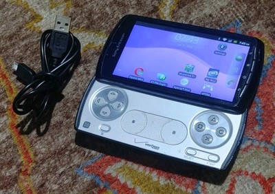 Vintage Sony Ericsson Xperia Play Verizon Slider Android Gaming Phone 128GB SD 