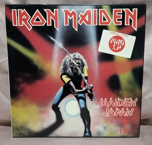 IRON MAIDEN / MAIDEN JAPAN 12" VINYL EP SQ-15017 1981