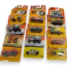 Matchbox Die-Cast Vehicle Lot 12 Cars Trucks Vintage Assortment Collectible
