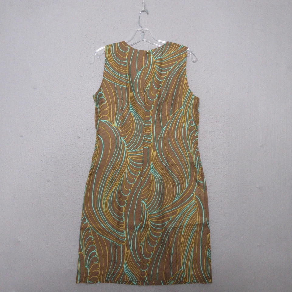 Vintage Milly of New York Dress 4 Mod Art To Wear Silk Psychedelic Made in USA - Image 2 of 4