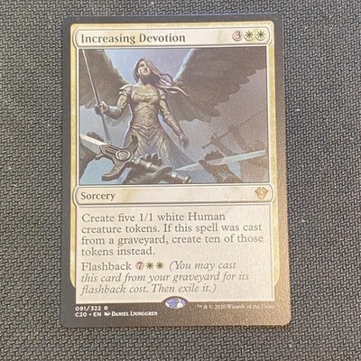 Increasing Devotion 91 Rare Commander 2020 Magic: The Gathering Near Mint