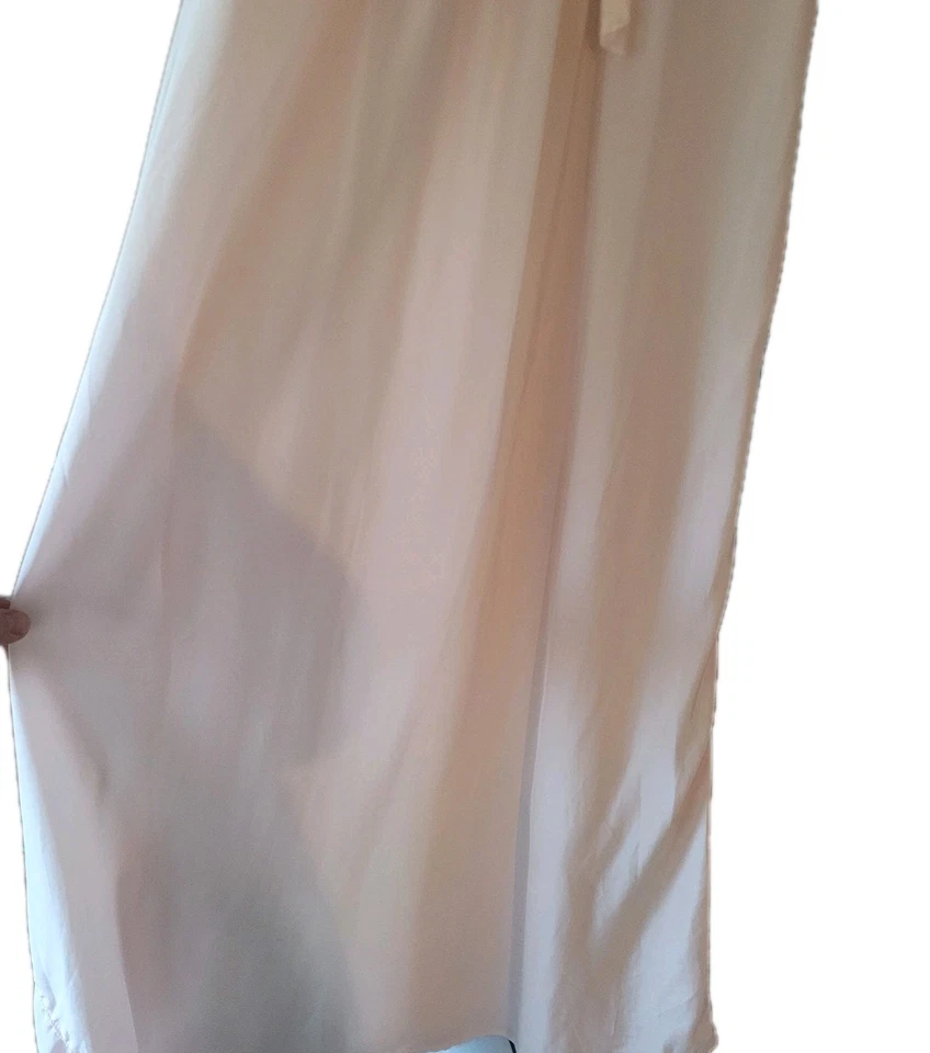 Camisón Babydoll Coqueta Vintage Años 60-70 Hecho a Mano Romántico Encaje Talla 38 Rosa Foto 4 de 4