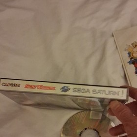 vtg Capcom Night Warriors Darkstalkers Revenge Sega Saturn Case,Manual, Disc, 96