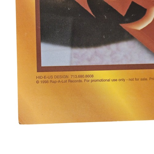 Devin The Dude 1998 Promo Poster 12x12 Double Sided Rap-A-Lot Records Hip Hop - Picture 3 of 4