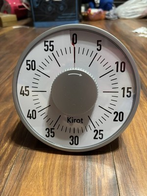 6'' Timer Large Screen Mechanical Countdown Kitchen Easy To See Magnet Stand
