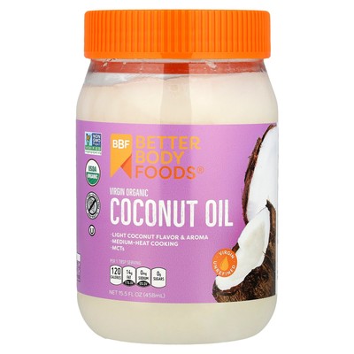 Virgin Organic Coconut Oil, 15.5 fl oz (458 ml)