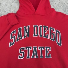 Vintage 90s Russell Athletic San Diego State University SDSU Hoodie XL NCAA