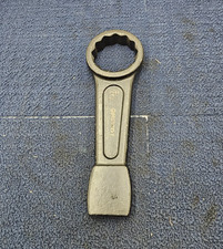 JRSDRIVE Striking Wrench 3 inch 12-Point Flat Strike Slogging Ring Spanner