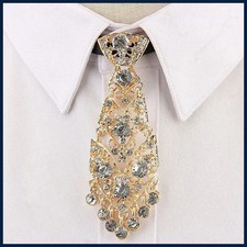 Fashion Personality Crystal Neckties Trendy General Korean Wine Party Wedding