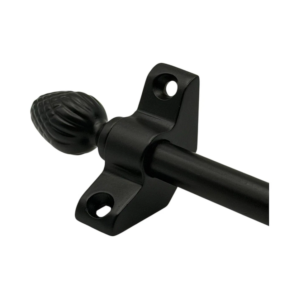 Set of 13 | Stair Carpet Rods | Pine Finial - Wrought Iron | Runners Up To 70cm - Image 4 of 4