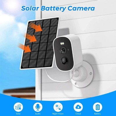 5 MP Solar Batterie CCTV Kamera Top Qualität Wireless Sicherheitssystem.