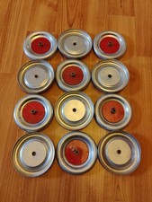 Gilbert Erector Part MH 3" Aluminum Wheel 5/16" Brass Hub Lot of 12
