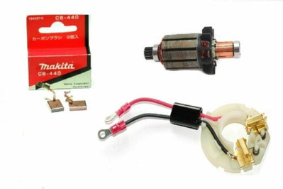 MAKITA CB440 BRUSHES BRUSH HOLDER ARMATURE BDF458 BHP448 BHP458 DDF458 DHP458