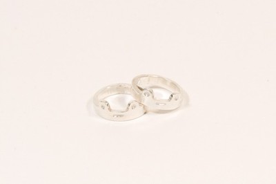 Frosch Ring. Sterling Silber. Größe 5.  Handmade USA