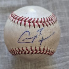 Greg Bird Signed Auto Game Used Major League Baseball Rays Vs Yankees 